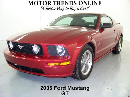 Gt premium pkg leather pwr seats spoiler 2005 ford mustang 39k motor trends