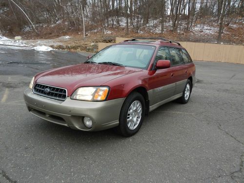 2004 subaru legacy outback limited wagon awd / no reserve / 4-door 2.5l / mint
