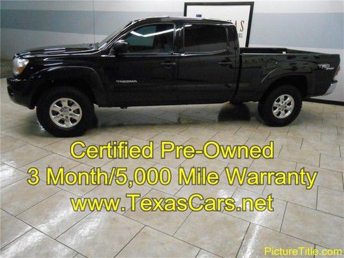 09 tacoma double cab trd 4wd v6 at certified pre owned warranty we finance