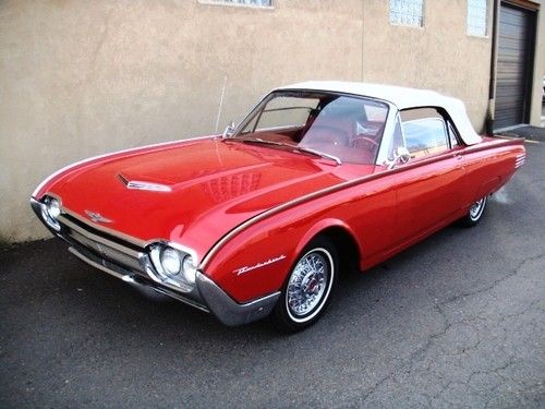 1961 ford thunderbird convertbile - one family since new