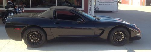 1998 chevrolet corvette convertible black/black/black 100% mechanically rebuilt