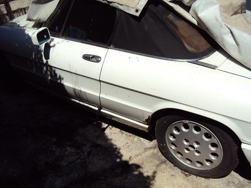 91 alfa romeo spider with factory hard top