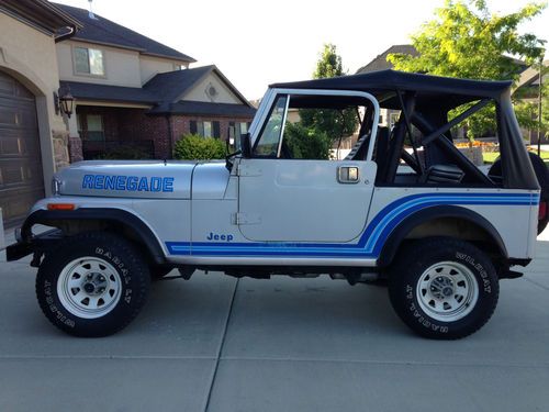1985 jeep cj7 renegade cj 7 low miles for the yr good condition low reserve