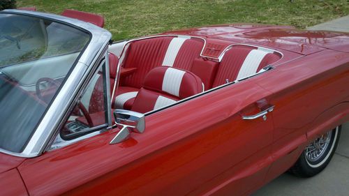 1964 thunderbird convertible red georgous