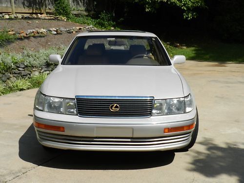 1994 lexus 400ls pearl white, sun roof, cassette and 6 cd changer, all powers