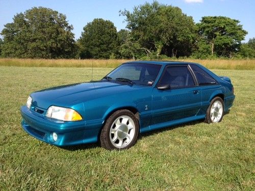 1993 ford mustang cobra teal 5.0 supercharged
