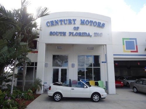 1999 vw cabrio 2dr convertible 2.0l 4 cylinder auto low mileage leather