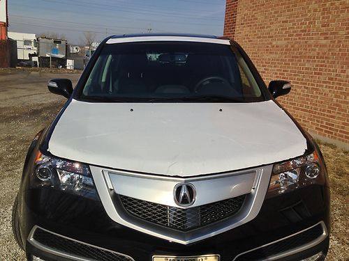 2013 acura mdx advance package. rebuild/flood title. all options-like new car