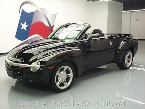2004 chevy ssr reg cab convertible heated leather 46k texas direct auto