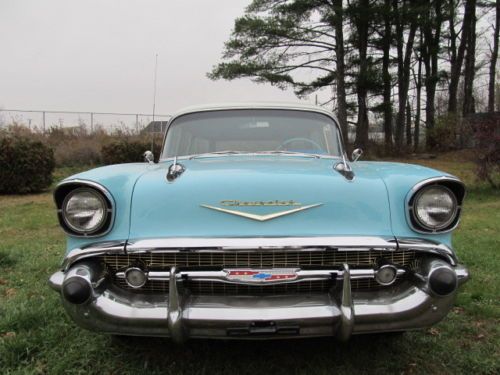 1957 chevrolet belair 4dr wagon  extremely nice condition