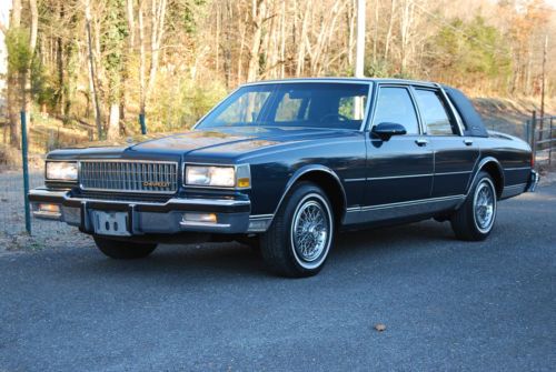 1987 chevrolet caprice classic brougham ls only 79k miles*one owner *garage kept