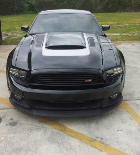 2013 black on black ford mustang roush stage 3 tuned &amp; modified for speed