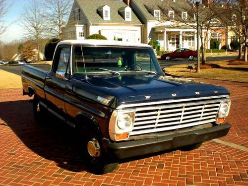 1967 ford ranger f-100 pickup has famed twin i-beam suspension