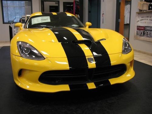 New 2013 dodge srt viper gts only 7 miles. on our showroom floor