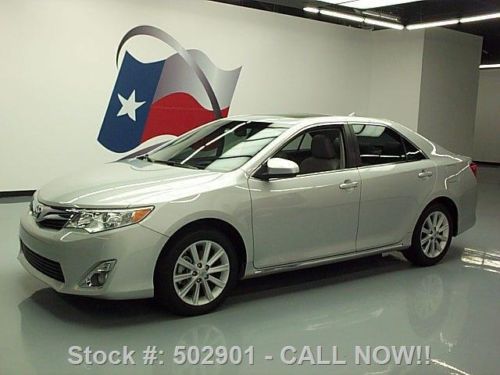 2012 toyota camry xle sunroof leather nav rear cam 23k texas direct auto