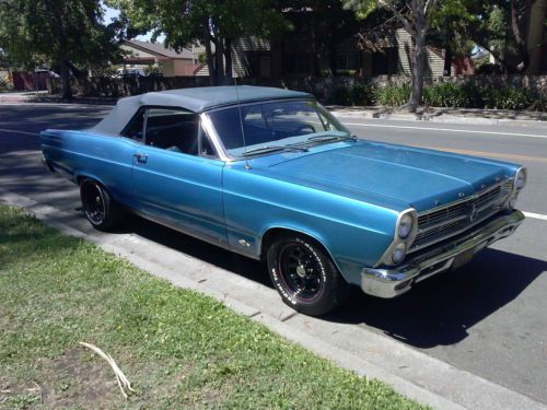 1966 ford fairlane 500  351 4spaod convertible