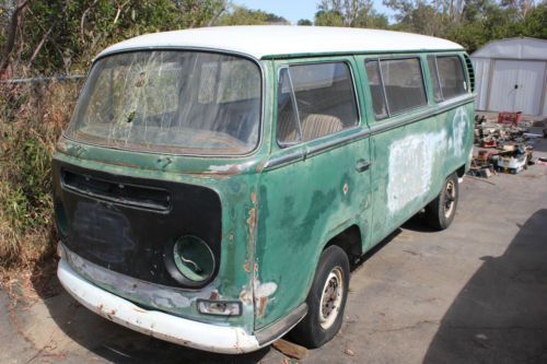 1969 volkswagen bus transporter tin top 95% rust free desert vehicle