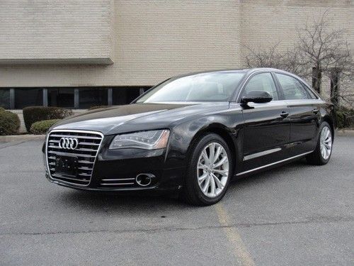 2011 audi a8l 4.2 quattro, only 14,112 miles, $100,515 list price, loaded