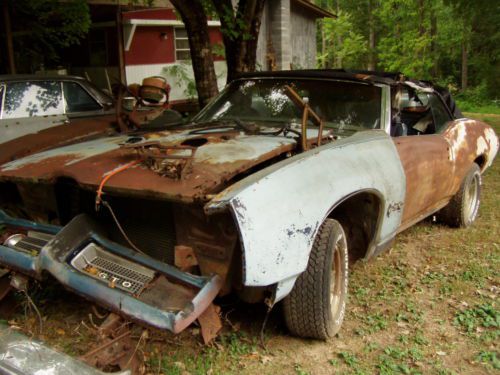 1969 pontiac gto convertible 6.6l project car parts car muscle car hot rod