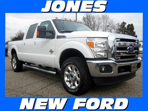 New 2013 ford super duty f-250 4wd crew cab lariat diesel msrp $57940