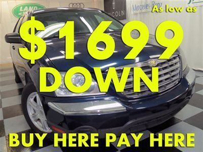 2005(05)pacifica awd we finance bad credit! buy here pay here low down $1699
