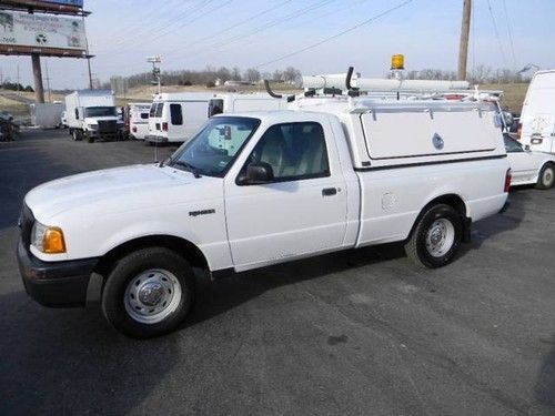 Ford ranger pickup 1-owner 4.0l v-6 auto utility shell ladder rack cargo