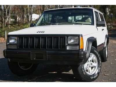 1996 jeep cherokee coupe 4wd 4x4 sport 6 cylinder l6 5 speed manual 1 owner rare