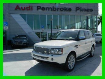 08 hse used 4.4l v8 32v automatic 4wd suv leather white clean like new roof
