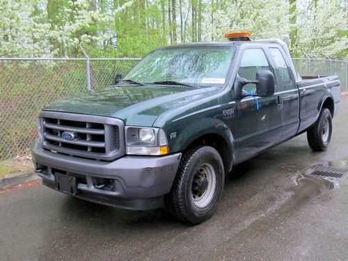 2002 ford f-250 extended cab pickup truck w/ 8' bed headache rack lift gate v8