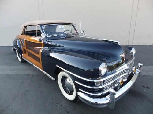 1948 chrysler town &amp; country woodie