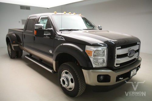 2013 drw king ranch crew 4x4 fx4 navigation sunroof leather heated v8 diesel