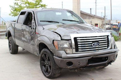 2012 ford f-150 4wd salvage repairable rebuilder only 1k miles runs!!
