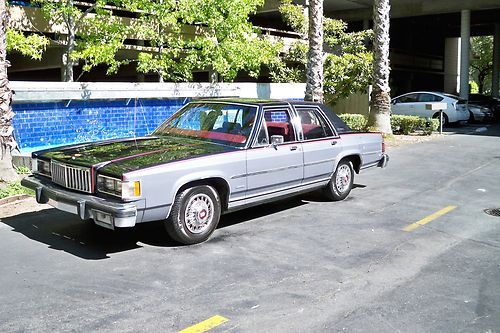 1983 mercury grand marquis,silver and black,,original,like new low miles