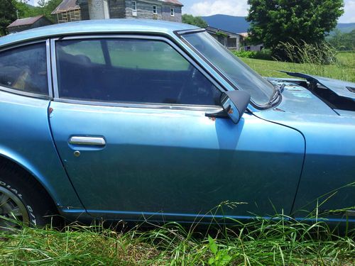 1978 datsun 280z, for parts or repair, blue, needs work