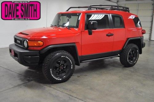 2012 red 4wd auto cloth rearcam roof rack aux bluetooth traction control!!