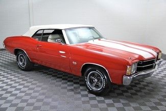 1971 chevrolet rare ss chevelle convertible 454 4 speed  frame off restoration!!