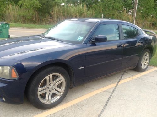 2006 blue  dodge charger r/t***** project car******** needs motor*********