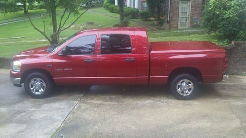 2007 dodge tr ram 1500 red pickup