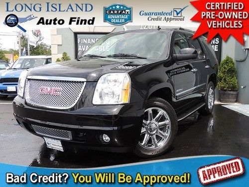 Denali awd auto transmission certified abs third row dvd navigation sunroof suv