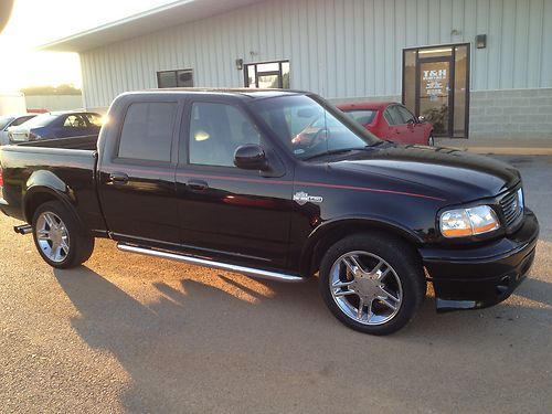 2002 ford f-150 harley-davidson edition, supercharged, low reserve