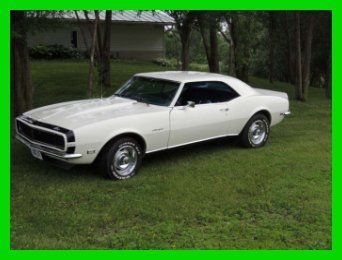 1968 chevy camaro rs coupe 383 stroker automatic white off body restoration