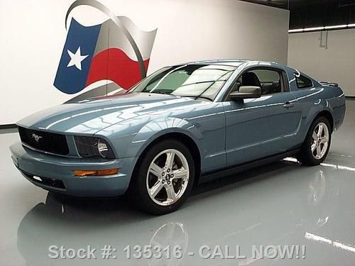 2008 ford mustang v6 premium auto heated leather 43k mi texas direct auto