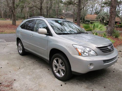 2007 lexus rx400h hybrid with factory navigation and rear entertainment