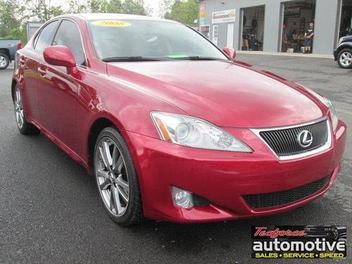 2008 lexus is 250 6speed auto paddle 67k like new free 1yr warr clean no reserve