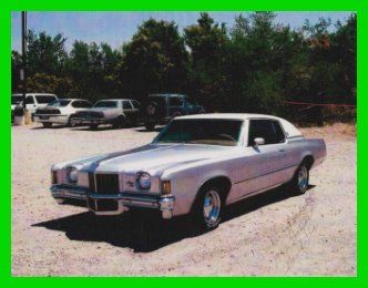 1975 pontiac grand prix 400 v8 with 300 miles automatic coupe one owner silver