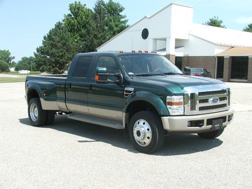 2008 king ranch crew cab 4x4 6.4 diesel low miles new rubber sunroof extra clean