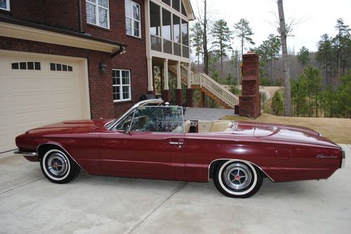 1966 ford thunderbird convertible "q" code 428 ac car **low reserve**