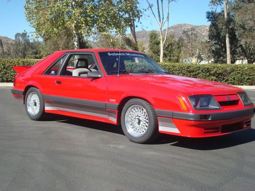 1986 ford saleen mustang #25 restored very rare one of 199 made collectible 5spd
