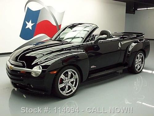 2005 chevy ssr reg cab convertible heated leather 25k texas direct auto
