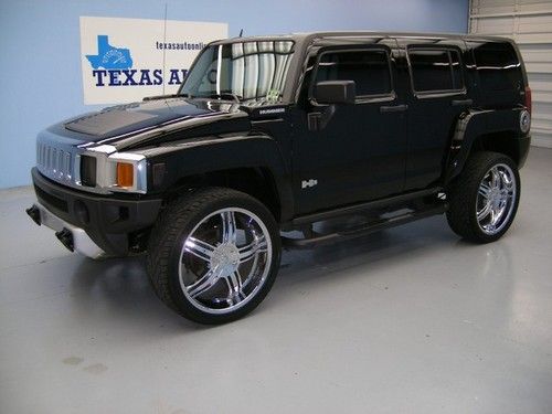 We finance!!!  2009 hummer h3 4x4 automatic onstar tow kenwood cd 24 chrome rims
